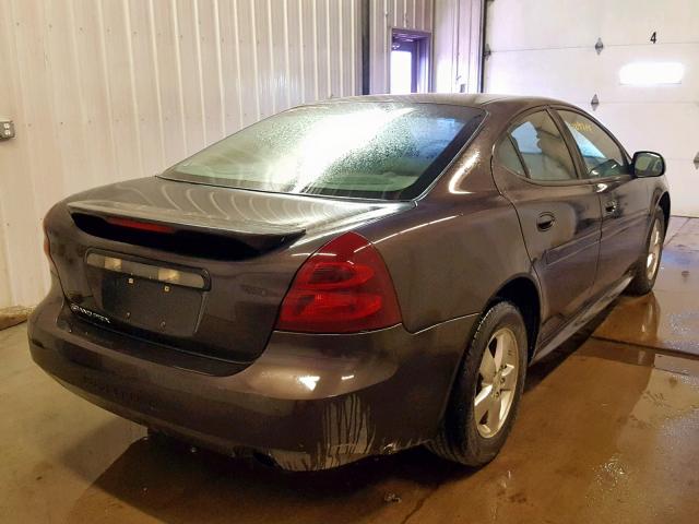 2G2WP552881113700 - 2008 PONTIAC GRAND PRIX BROWN photo 4