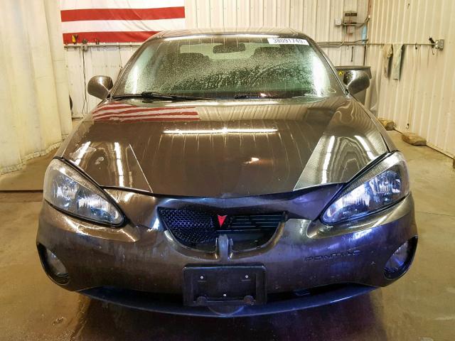 2G2WP552881113700 - 2008 PONTIAC GRAND PRIX BROWN photo 9