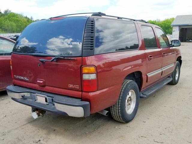 1GKEC16Z42J250352 - 2002 GMC YUKON XL C RED photo 4