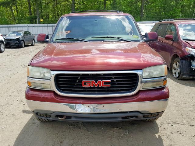 1GKEC16Z42J250352 - 2002 GMC YUKON XL C RED photo 9