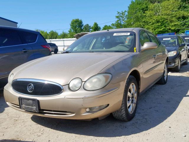 2G4WC532X51253085 - 2005 BUICK LACROSSE C BEIGE photo 2