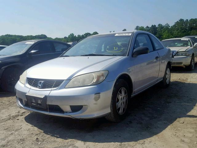 1HGEM22145L012798 - 2005 HONDA CIVIC DX V BLUE photo 2