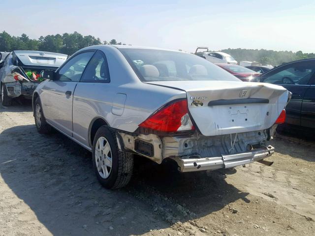 1HGEM22145L012798 - 2005 HONDA CIVIC DX V BLUE photo 3