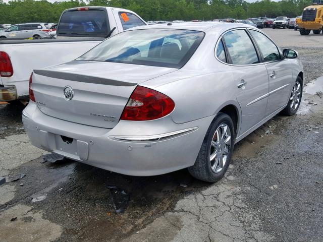 2G4WE567451189580 - 2005 BUICK LACROSSE C SILVER photo 4