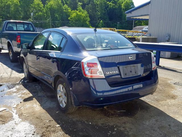 3N1AB61E38L655248 - 2008 NISSAN SENTRA 2.0 BLUE photo 3