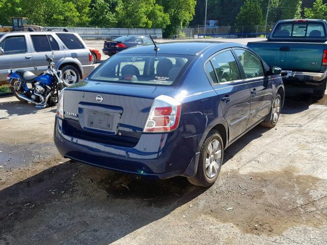 3N1AB61E38L655248 - 2008 NISSAN SENTRA 2.0 BLUE photo 4