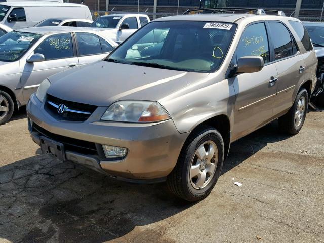 2HNYD18203H534774 - 2003 ACURA MDX TAN photo 2