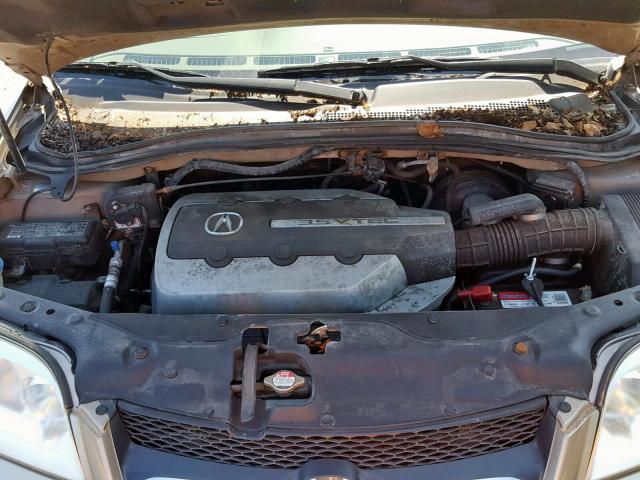 2HNYD18203H534774 - 2003 ACURA MDX TAN photo 7