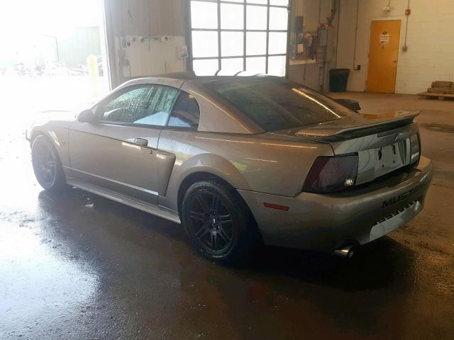 1FAFP42X41F233570 - 2001 FORD MUSTANG GT BROWN photo 3