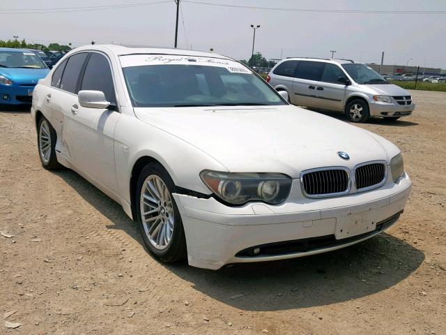 WBAGL63414DP71280 - 2004 BMW 745 I WHITE photo 1