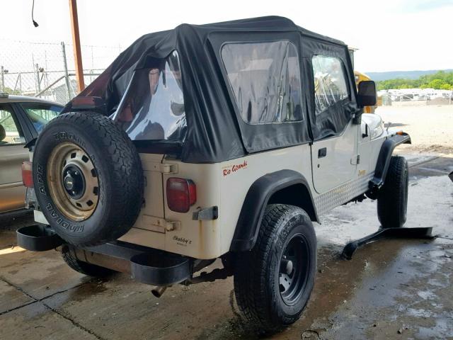 1J4FY19PXSP310511 - 1995 JEEP WRANGLER / WHITE photo 4