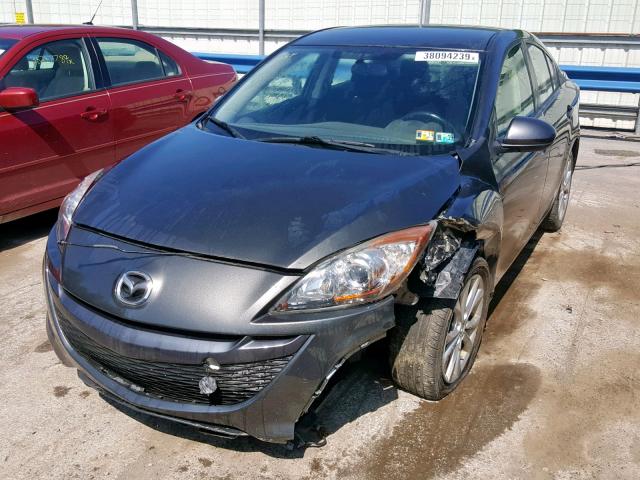 JM1BL1S6XA1326827 - 2010 MAZDA 3 S GRAY photo 2