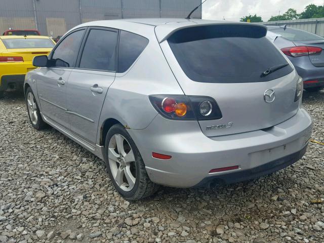 JM1BK143061535801 - 2006 MAZDA 3 HATCHBAC GRAY photo 3