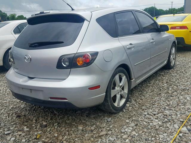 JM1BK143061535801 - 2006 MAZDA 3 HATCHBAC GRAY photo 4