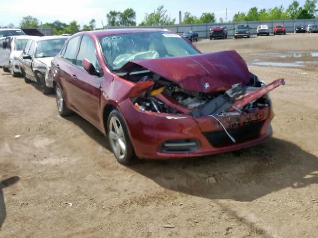 1C3CDFBB3FD352319 - 2015 DODGE DART SXT MAROON photo 1