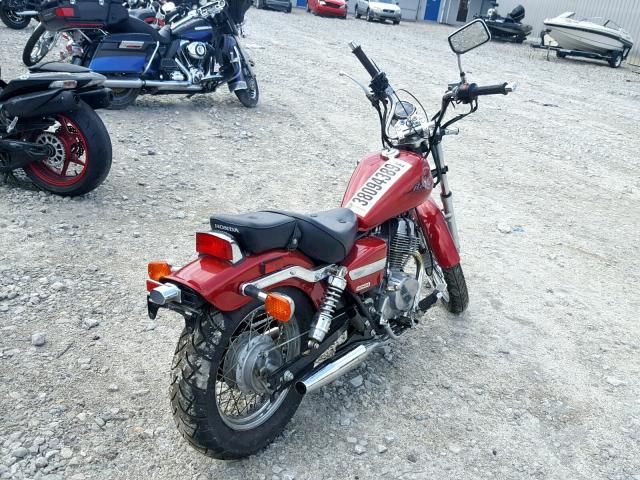 JH2MC13014K004408 - 2004 HONDA CMX250 C RED photo 4