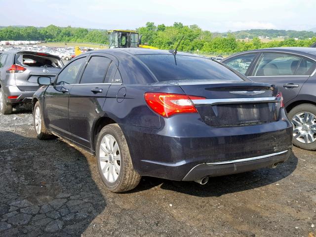 1C3CCBBG5CN250341 - 2012 CHRYSLER 200 TOURIN BLUE photo 3