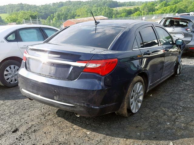 1C3CCBBG5CN250341 - 2012 CHRYSLER 200 TOURIN BLUE photo 4