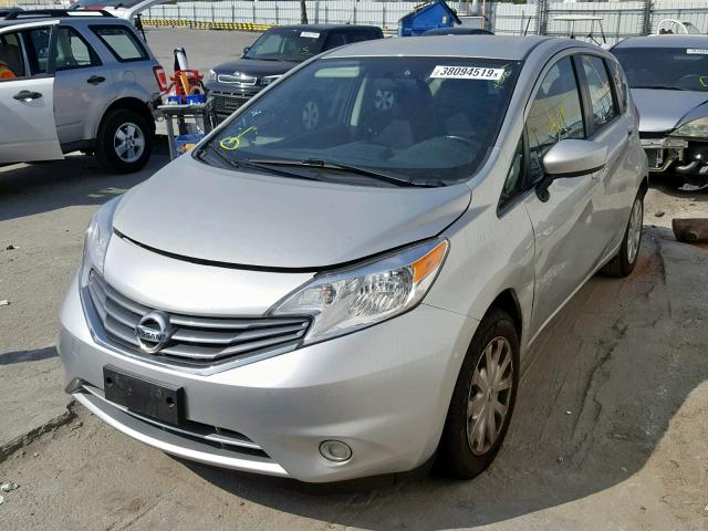 3N1CE2CP3GL404655 - 2016 NISSAN VERSA NOTE SILVER photo 2