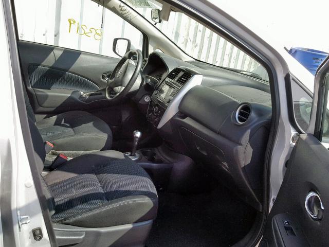 3N1CE2CP3GL404655 - 2016 NISSAN VERSA NOTE SILVER photo 5