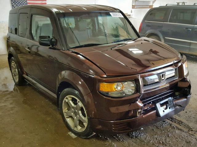 5J6YH18997L002773 - 2007 HONDA ELEMENT SC BROWN photo 1