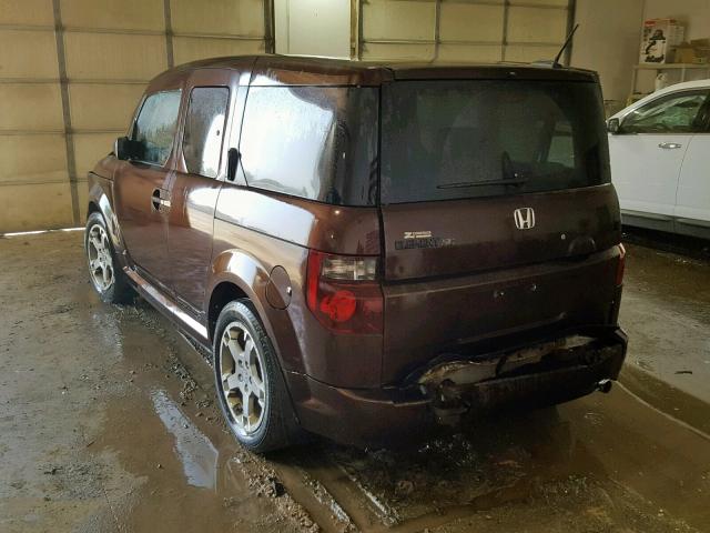 5J6YH18997L002773 - 2007 HONDA ELEMENT SC BROWN photo 3