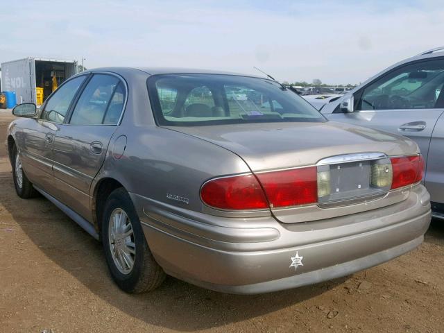 1G4HR54K72U267869 - 2002 BUICK LESABRE LI BEIGE photo 3