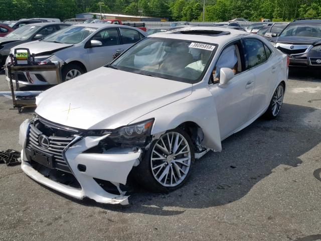 JTHCM1D20G5005388 - 2016 LEXUS IS 300 WHITE photo 2