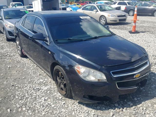 1G1ZH57B78F173570 - 2008 CHEVROLET MALIBU 1LT BLACK photo 1