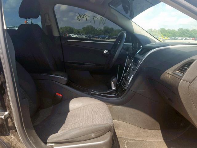 1G1ZH57B78F173570 - 2008 CHEVROLET MALIBU 1LT BLACK photo 5
