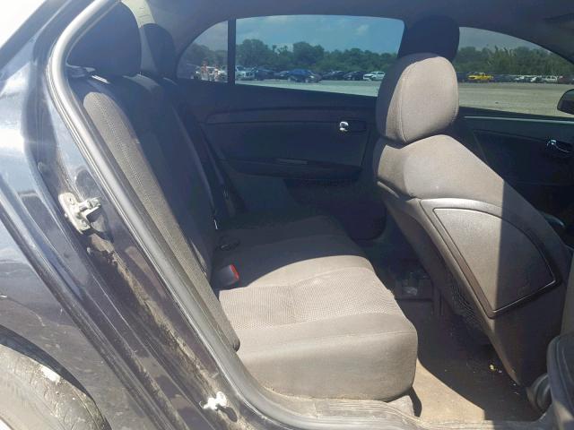 1G1ZH57B78F173570 - 2008 CHEVROLET MALIBU 1LT BLACK photo 6