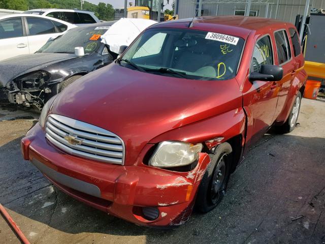 3GNCA13B09S589710 - 2009 CHEVROLET HHR LS RED photo 2