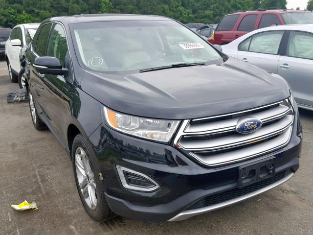 2FMPK4K82HBB40561 - 2017 FORD EDGE TITAN BLACK photo 1