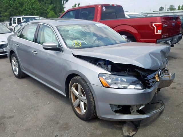 1VWBH7A38DC133562 - 2013 VOLKSWAGEN PASSAT SE SILVER photo 1