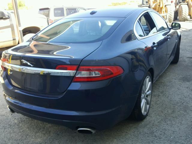 SAJWA0GB0BLR90875 - 2011 JAGUAR XF PREMIUM BLUE photo 4