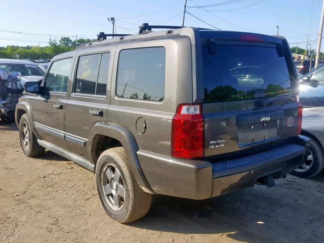 1J8HG48K46C209169 - 2006 JEEP COMMANDER 灰色 照片 3