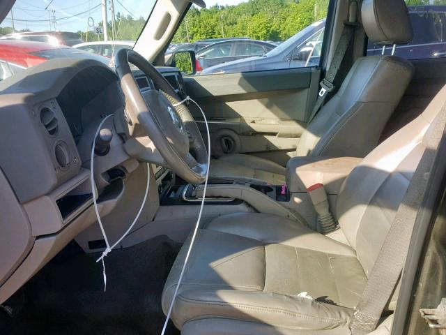 1J8HG48K46C209169 - 2006 JEEP COMMANDER 灰色 照片 5