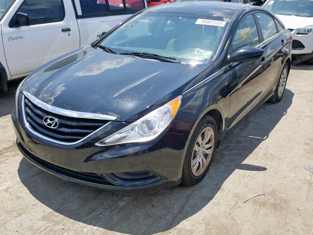 5NPEB4AC8DH537661 - 2013 HYUNDAI SONATA GLS BLACK photo 2