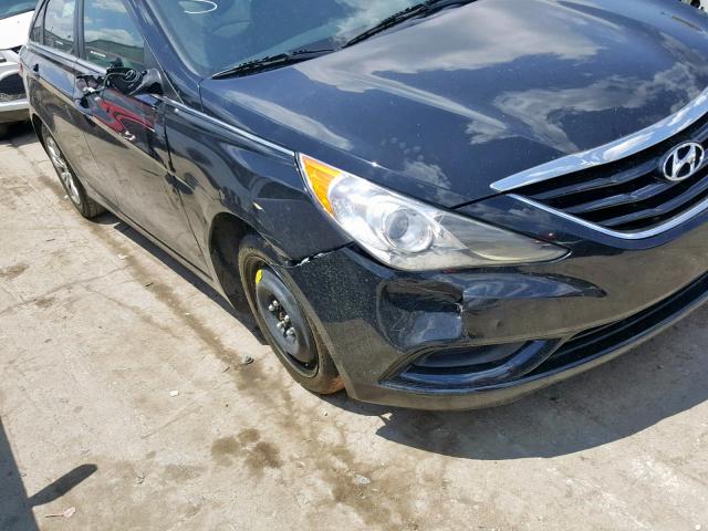 5NPEB4AC8DH537661 - 2013 HYUNDAI SONATA GLS BLACK photo 9