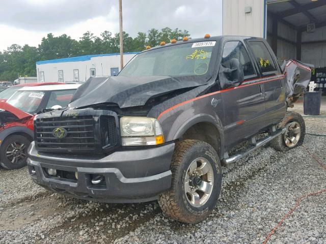 1FTSW31P24EC53088 - 2004 FORD F350 SRW S BLACK photo 2