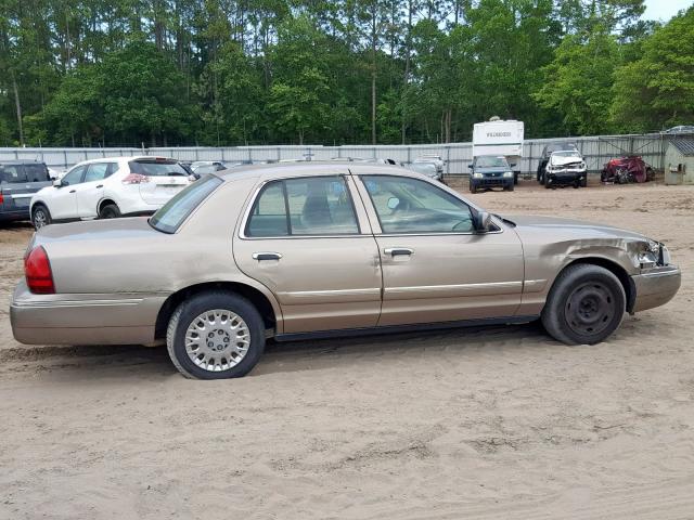 2MEFM74W93X687554 - 2003 MERCURY GRAND MARQ BEIGE photo 9