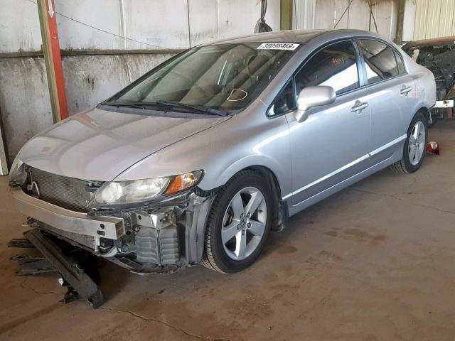 19XFA1F60AE014708 - 2010 HONDA CIVIC LX-S SILVER photo 2