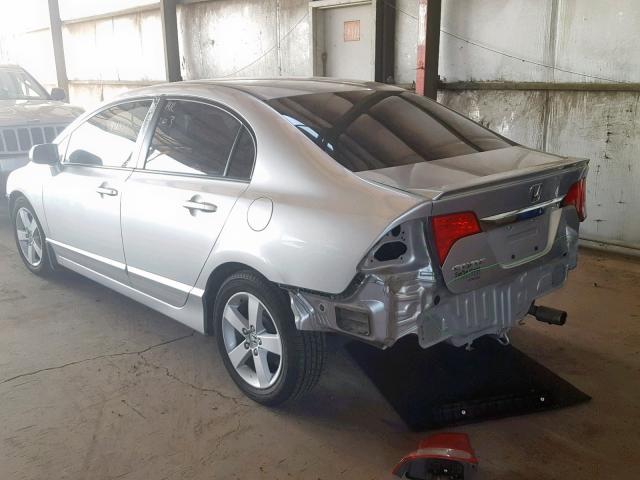 19XFA1F60AE014708 - 2010 HONDA CIVIC LX-S SILVER photo 3
