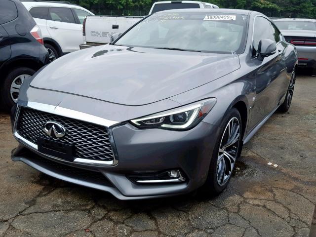 JN1EV7EL9HM553823 - 2017 INFINITI Q60 PREMIU CHARCOAL photo 2