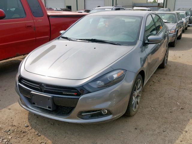 1C3CDFBA4DD339700 - 2013 DODGE DART SXT GRAY photo 2