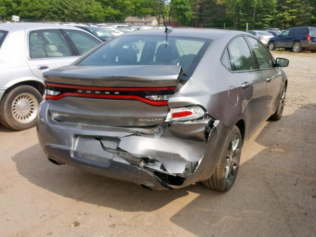 1C3CDFBA4DD339700 - 2013 DODGE DART SXT GRAY photo 4