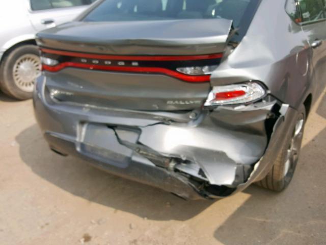 1C3CDFBA4DD339700 - 2013 DODGE DART SXT GRAY photo 9