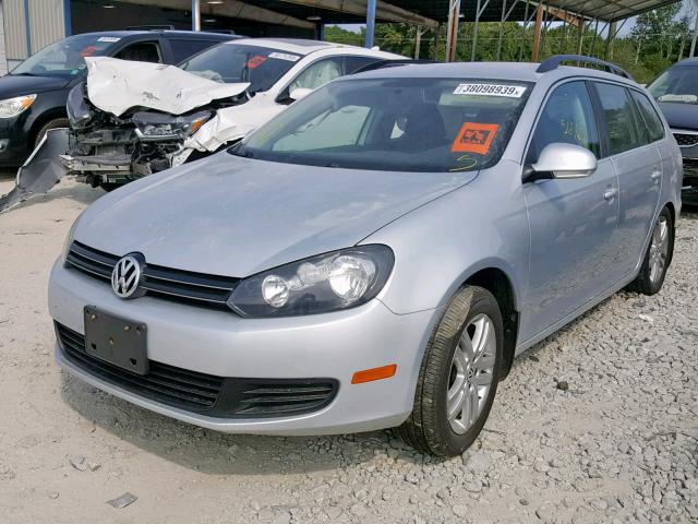 3VWPL7AJ7DM693509 - 2013 VOLKSWAGEN JETTA TDI SILVER photo 2