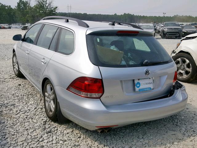 3VWPL7AJ7DM693509 - 2013 VOLKSWAGEN JETTA TDI SILVER photo 3