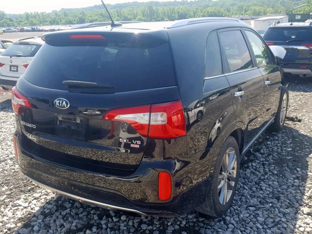 5XYKW4A71EG451210 - 2014 KIA SORENTO SX BLACK photo 4